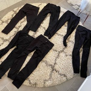 Lot of Lululemon Black Tights. Sz 6